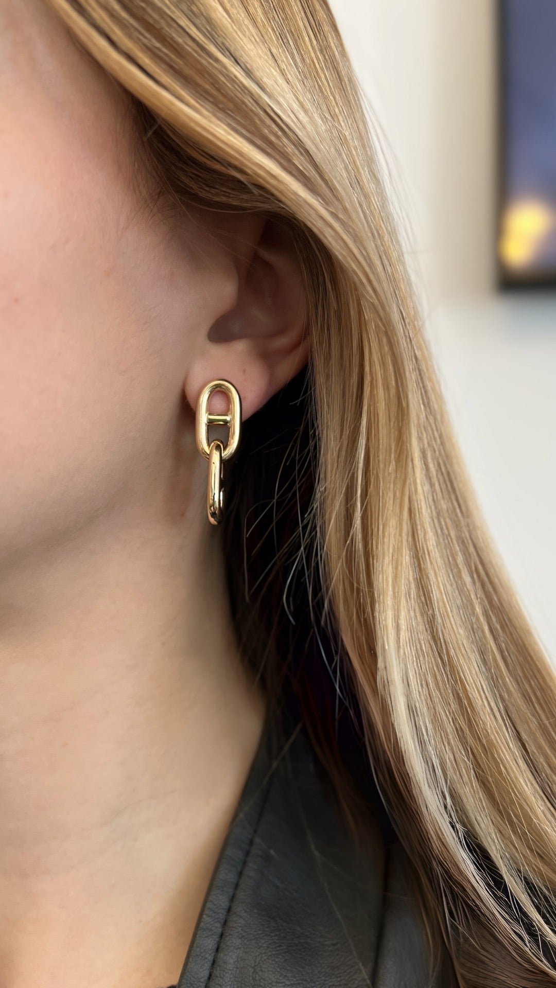 Anchor Link Earrings