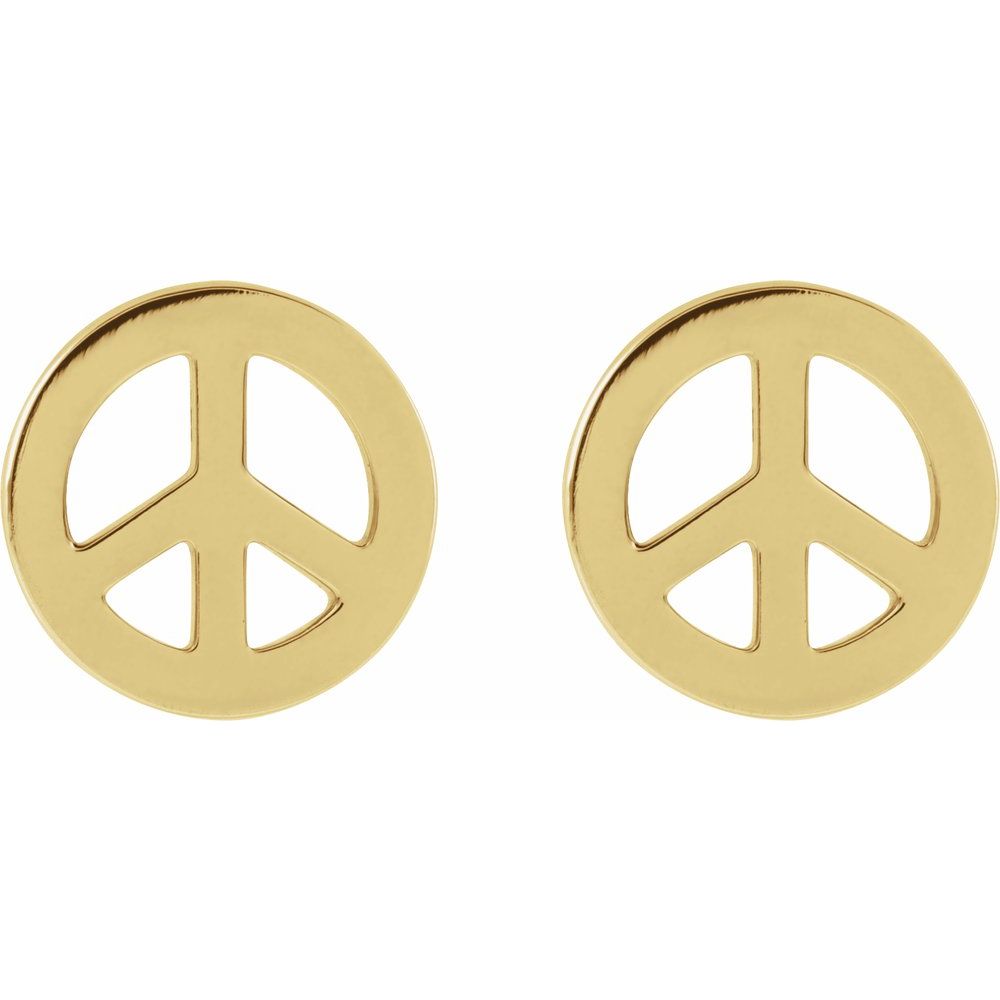 Peace Sign Earrings