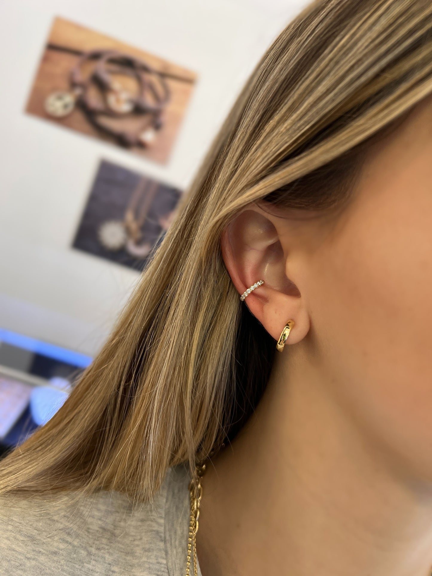 Diamond Ear Cuff