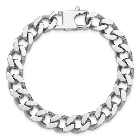 Heavy Silver Curb Bracelet