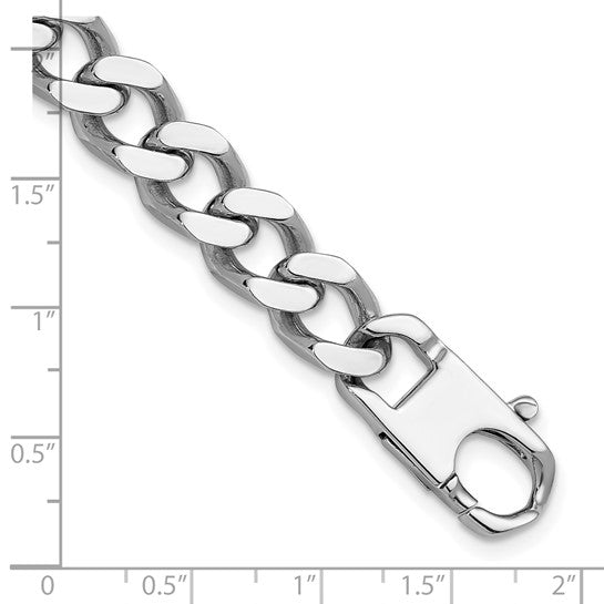 Heavy Silver Curb Bracelet