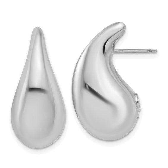 Silver Teardrop Earrings