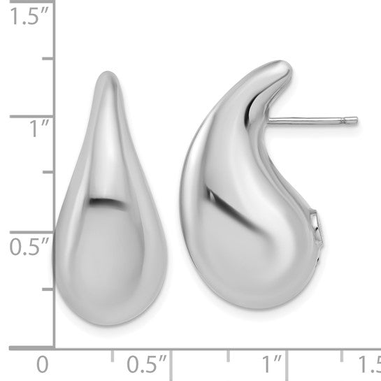 Silver Teardrop Earrings