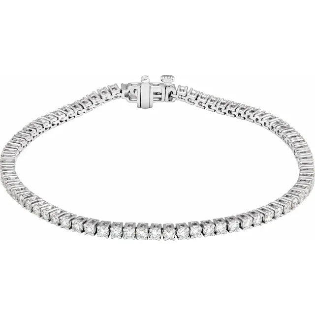 WG 3 CTW Line Bracelet