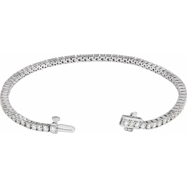 WG 3 CTW Line Bracelet