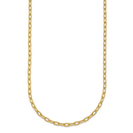 2.9 mm Oval Link Necklace