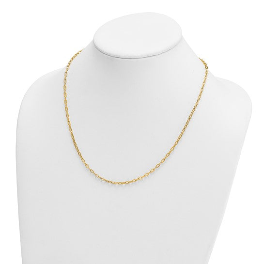 2.9 mm Oval Link Necklace