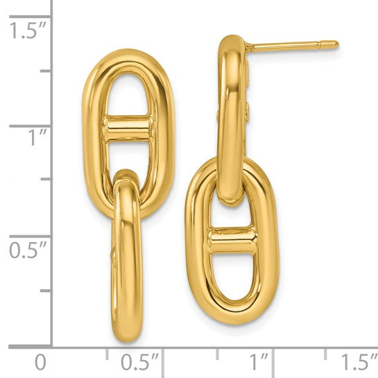 Anchor Link Earrings