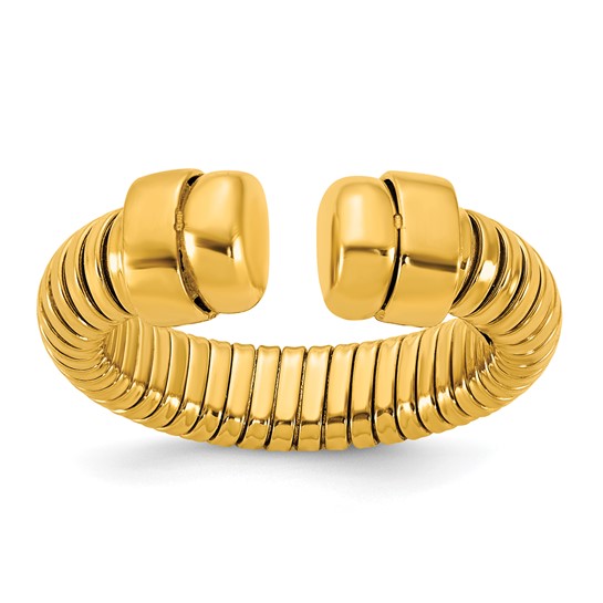 Grooved Cuff Ring