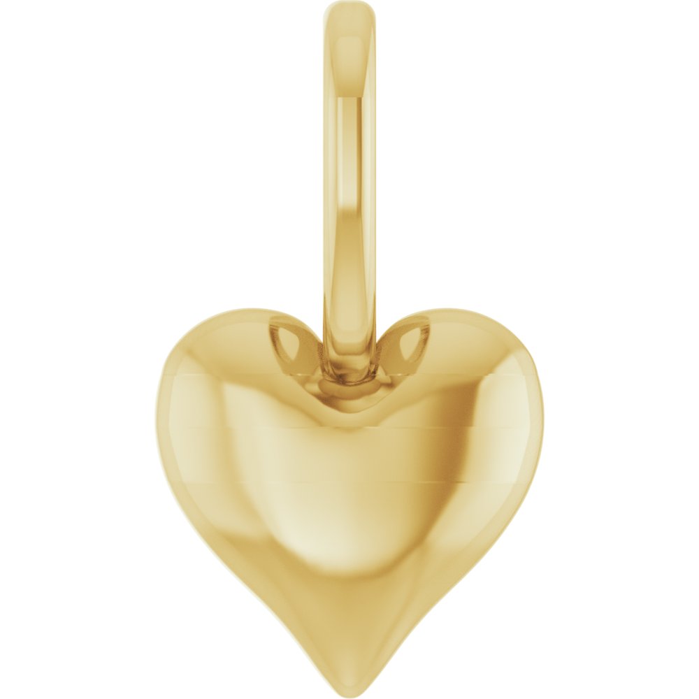 Puffed Heart Charm