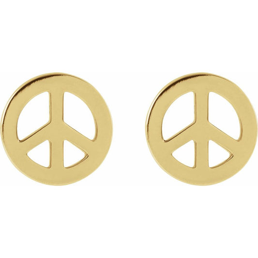 Peace Sign Earrings
